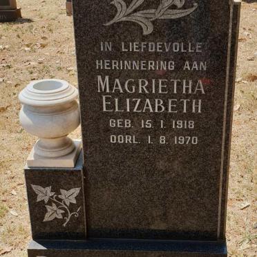 BREDENHANN Magrietha Elizabeth 1918-1970