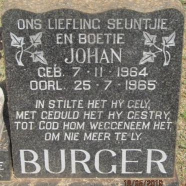 BURGER Johan 1964-1965
