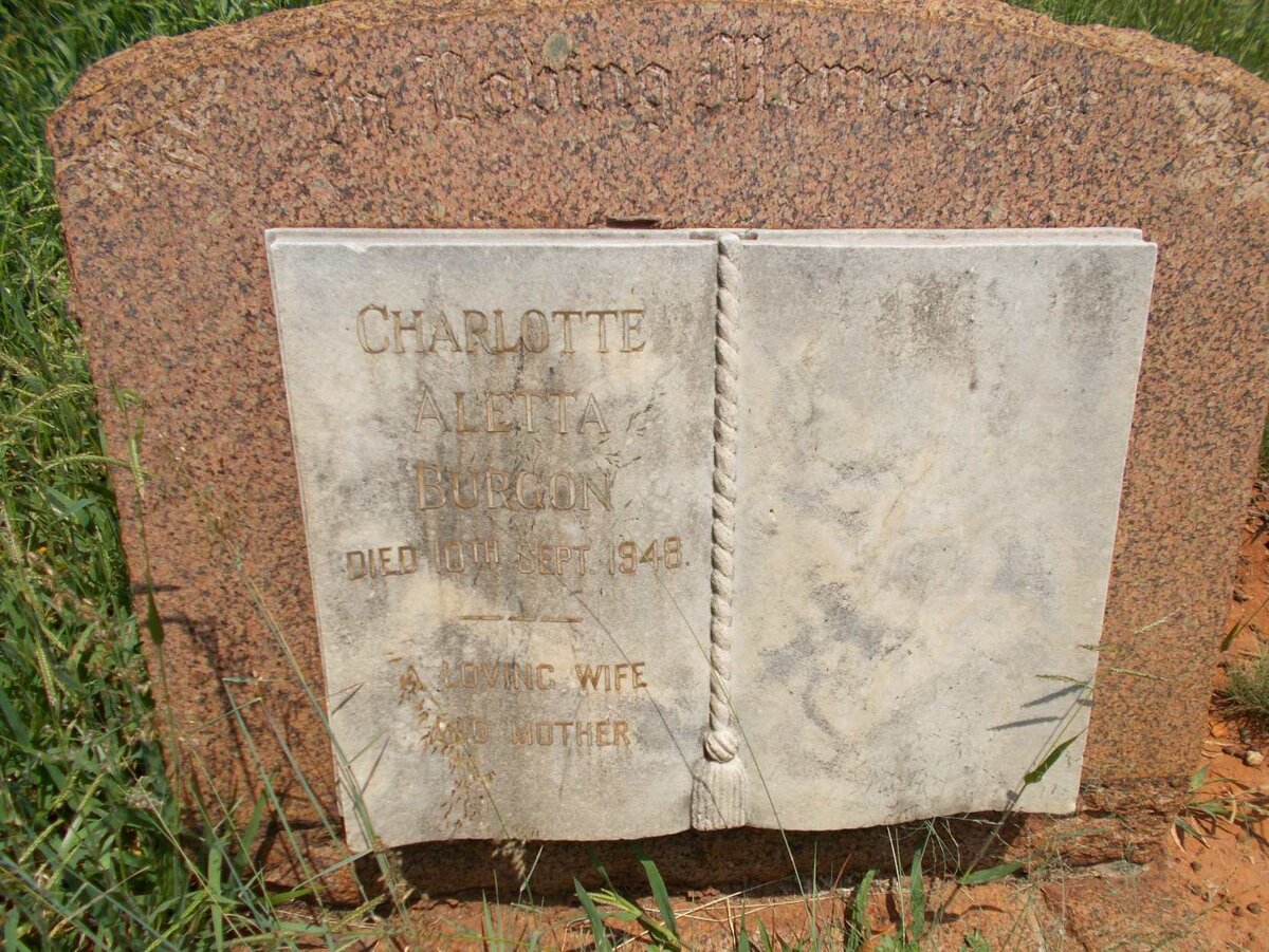 BURGON Charlotte Aletta -1948