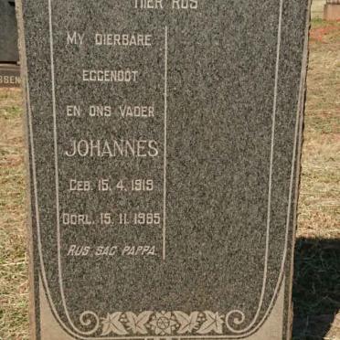 BUYS Johannes 1919-1985