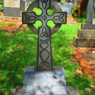 BURNS Desmond -1937 :: BURNS Jane -1938