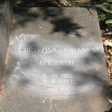 BUYS Abraham Pretorius 1905-1967 & Christina Johanna KOTZE 1912-1994 :: BUYS Hendrik Abrahams 1935- :: BUYS Christina Johanna 1932-1990