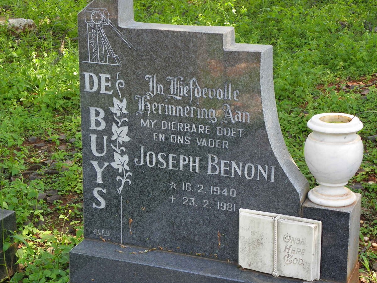 BUYS Joseph Benoni, de 1940-1981