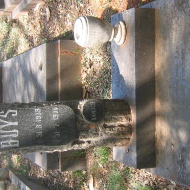 BUYS Thomas Alexander 1938-1974