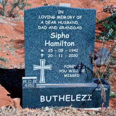BUTHELEZI Sipho Hamilton 1942-2020