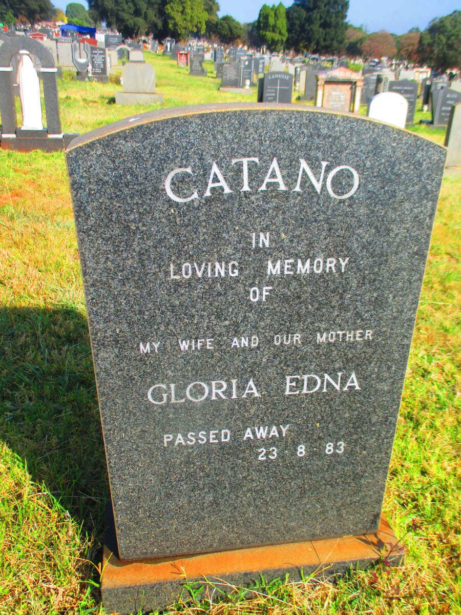 CATANO Gloria Edna -1983