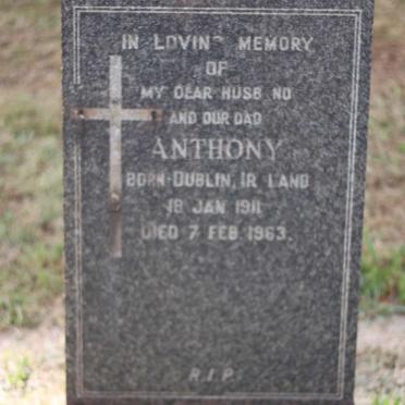 CASSERLY Anthony 1911-1963