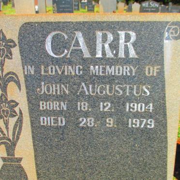 CARR John Augustus 1904-1979