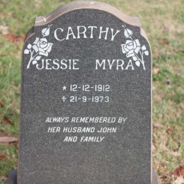 CARTHY Jessie Myra 1912-1973