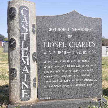 CASTLEMAINE Lionel Charles 1940-1986