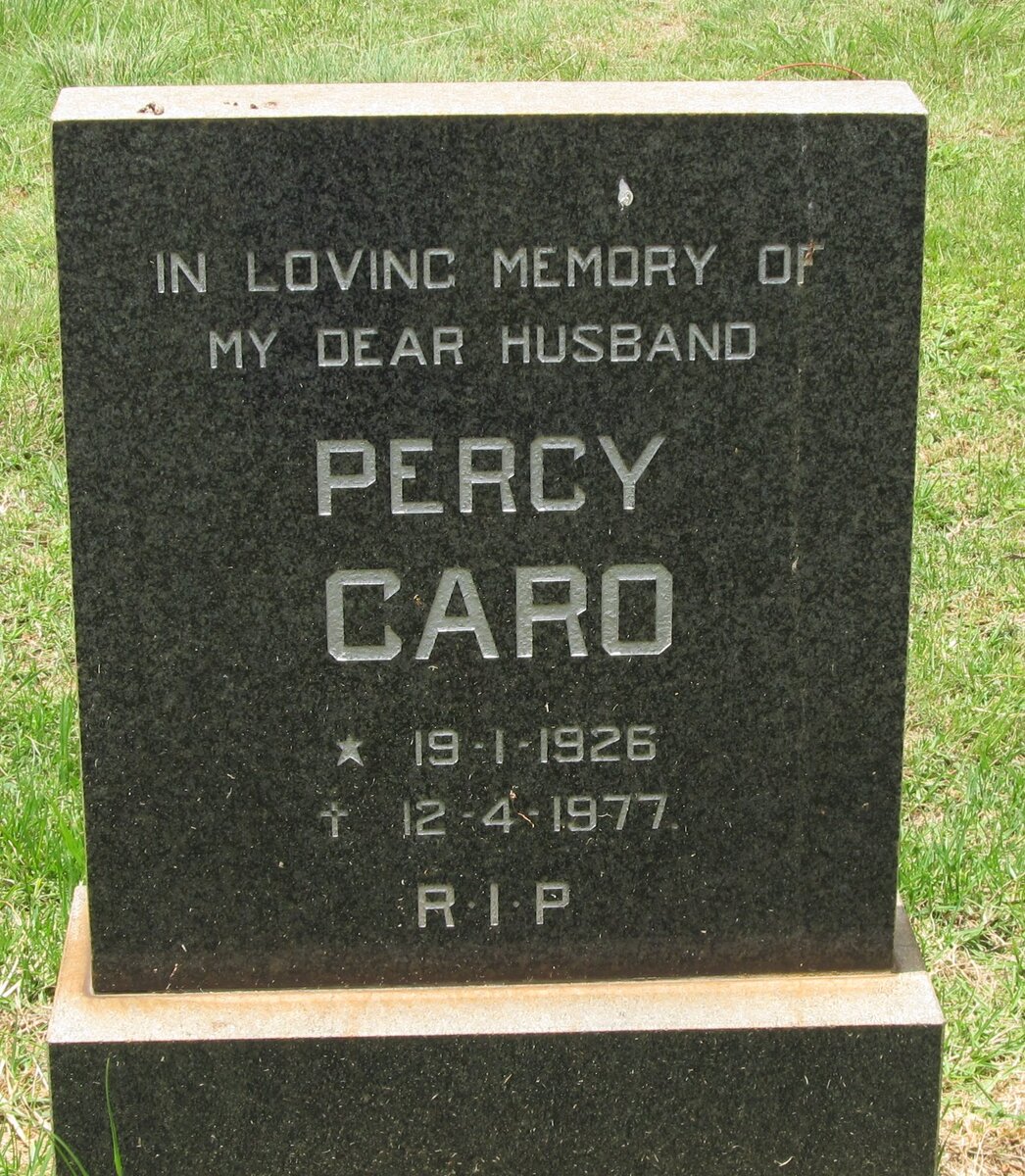 CARO Percy 1926-1977