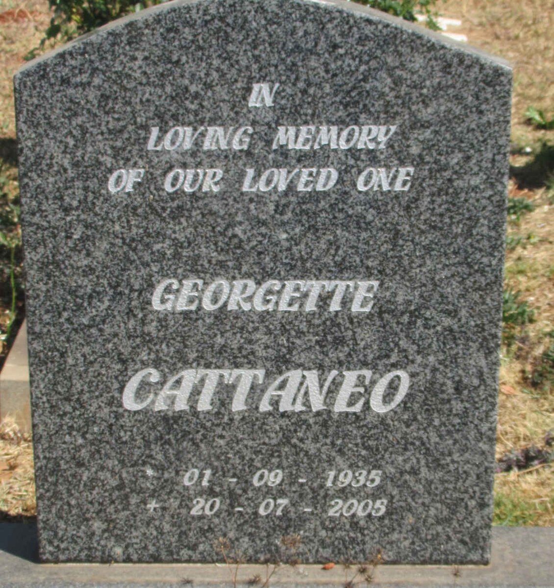 CATTANEO Georgette 1935-2005