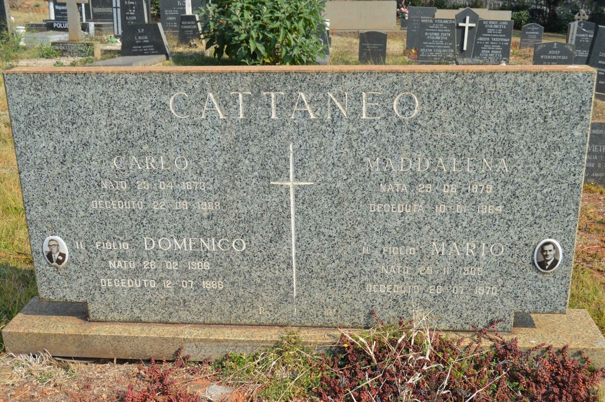 CATTANEO Carlo 1873-1968 &amp; Maddalena 1879-1964