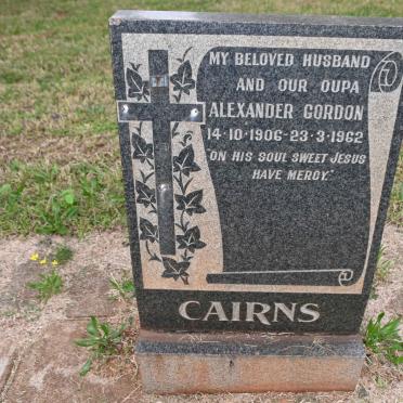 CAIRNS Alexander Gordon 1906-1962