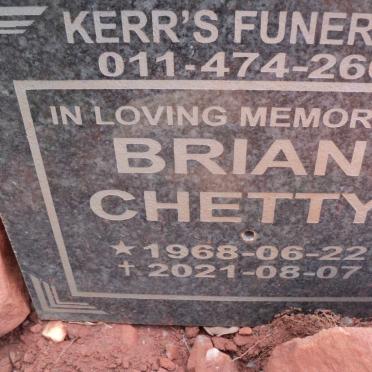 CHETTY Brian 1968-2021