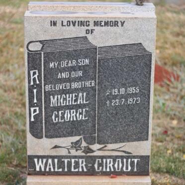 CIROUT Michael George, WALTER 1955-1973