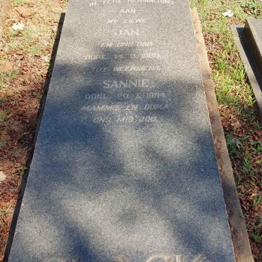 CLACK Jan -1960 &amp; Sannie -1994