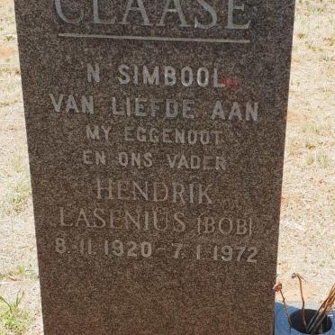 CLAASE Hendrik Lasenius 1920-1972