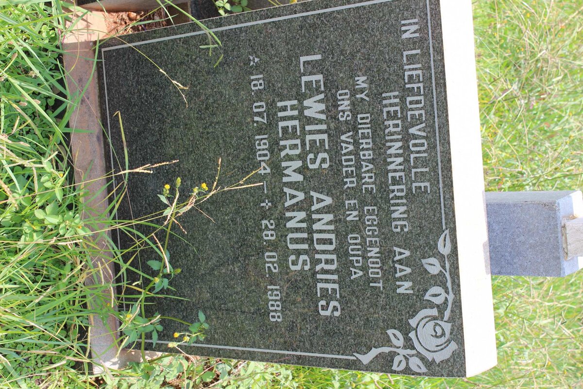 CLAASSEN Lewies Andries Hermanus 1904-1988