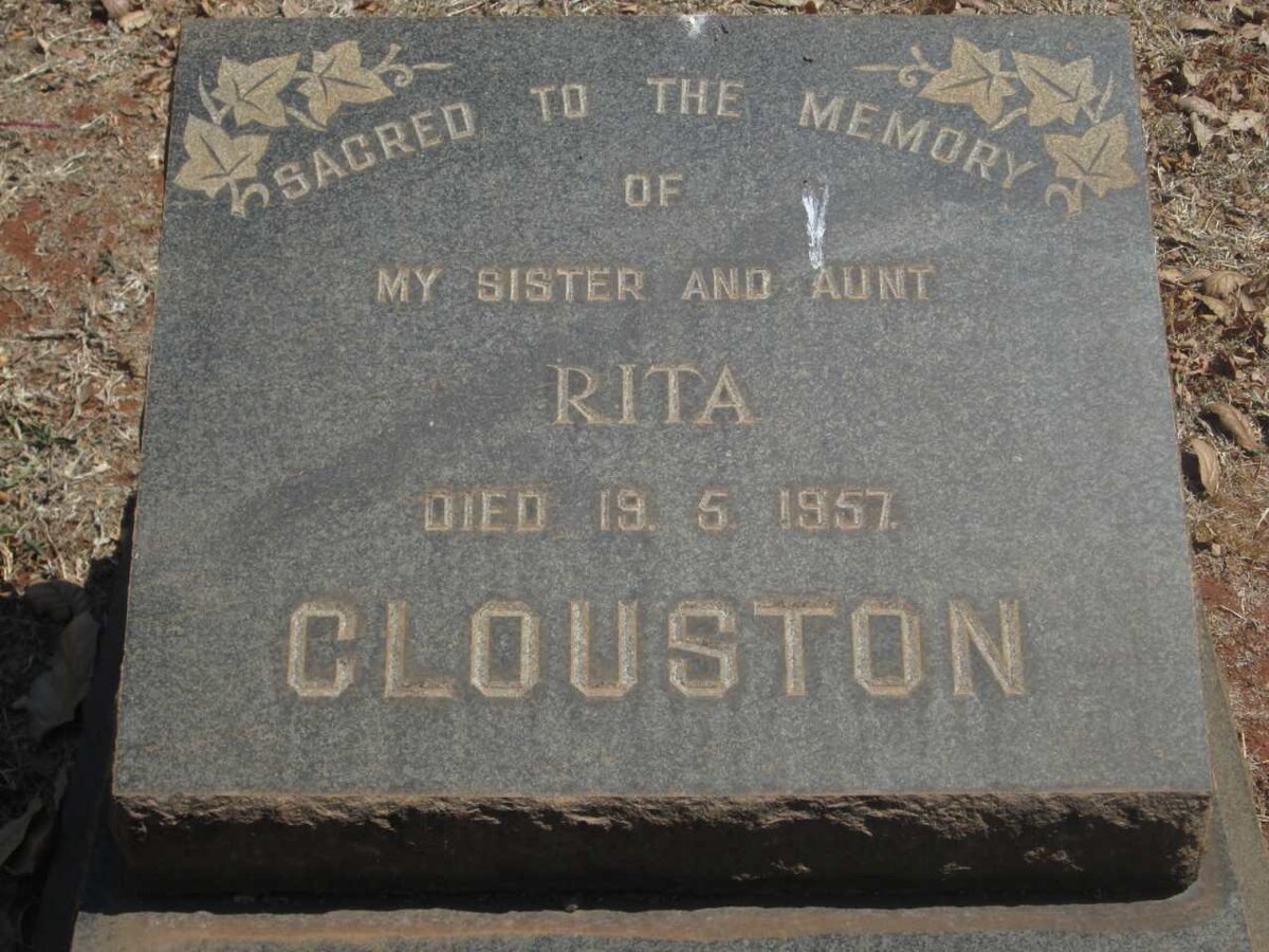 CLOUSTON Rita -1957