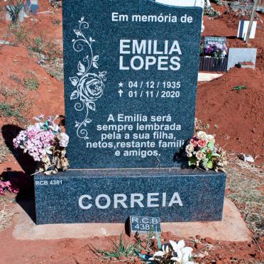 CORREIA Emilia Lopes 1935-2020