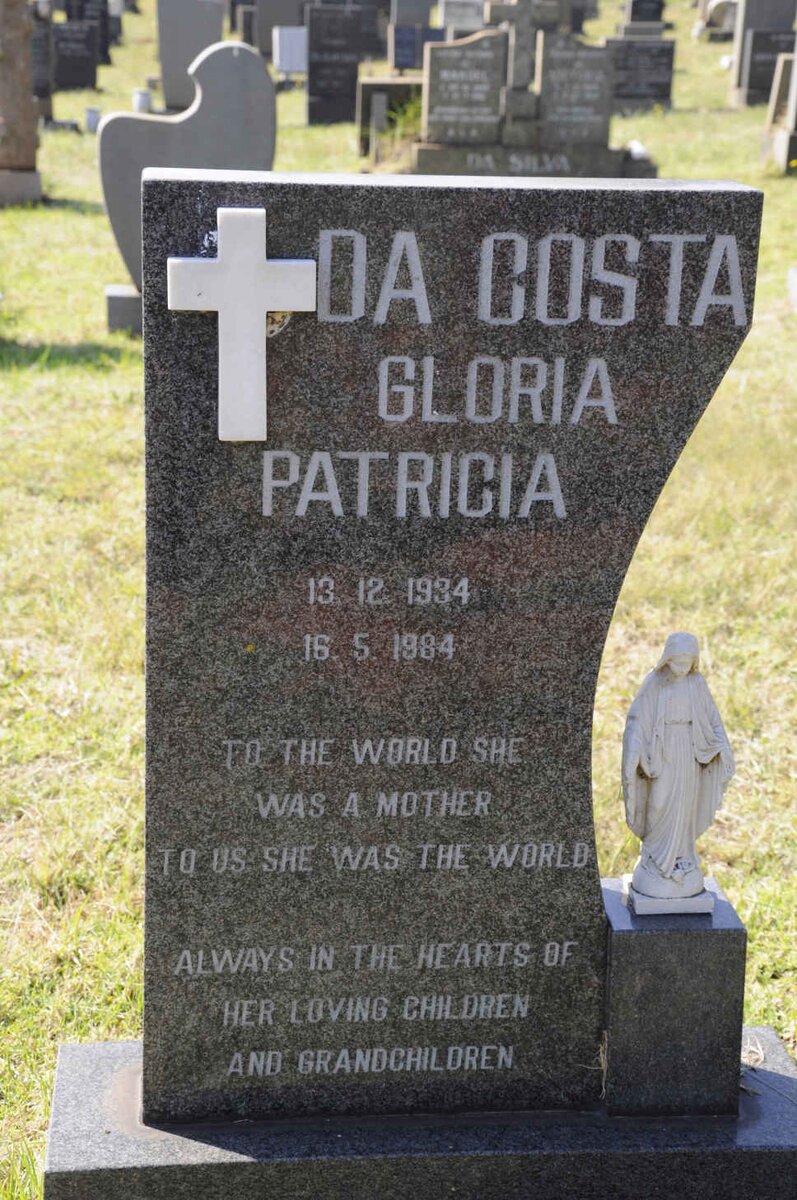 COSTA Gloria Patricia, da 1934-1984