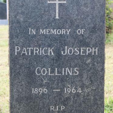 COLLINS Patrick Joseph 1896-1964