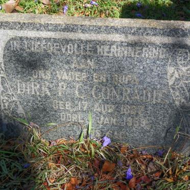 CONRADIE Dirk P.C. 1887-1959