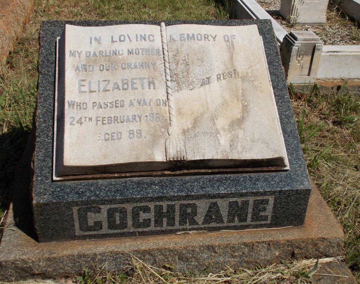 COCHRANE Elizabeth -1954