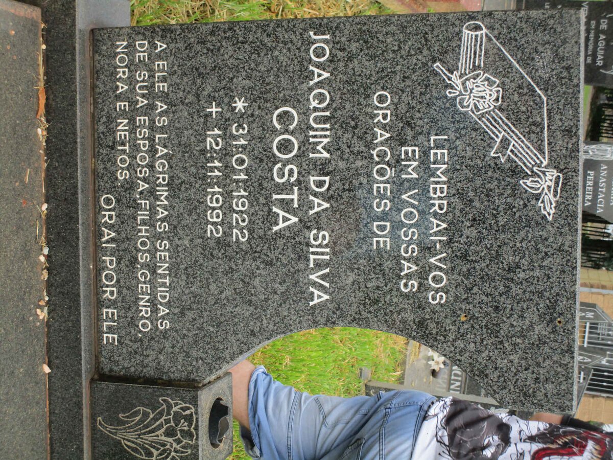 COSTA Joaquim Da Silva 1922-1992