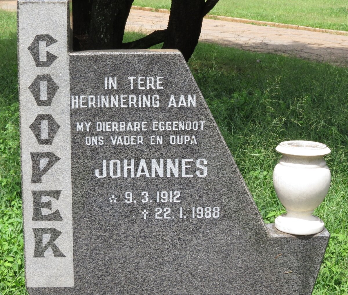 COOPER Johannes 1912-1988
