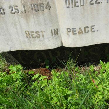 CORNISH S.J. 1917-1964 &amp; M.C. 1920-1982