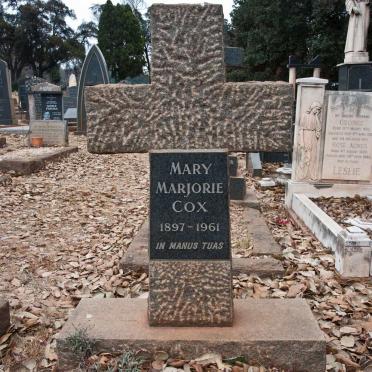 COX Mary Marjorie 1897-1961