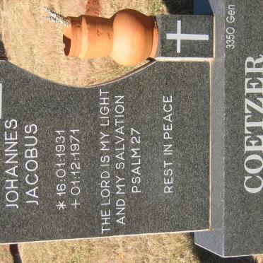COETZER Johannes Jacobus 1931-1971