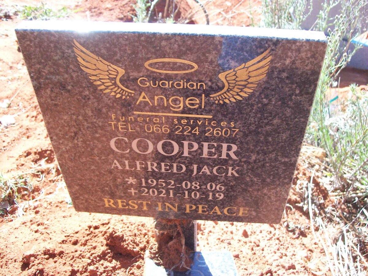 COOPER Alfred Jack 1952-2021