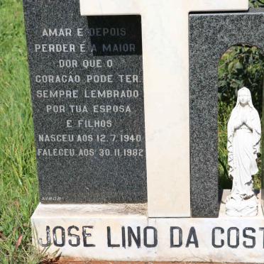 COSTA Jose Lino, da 1940-1982