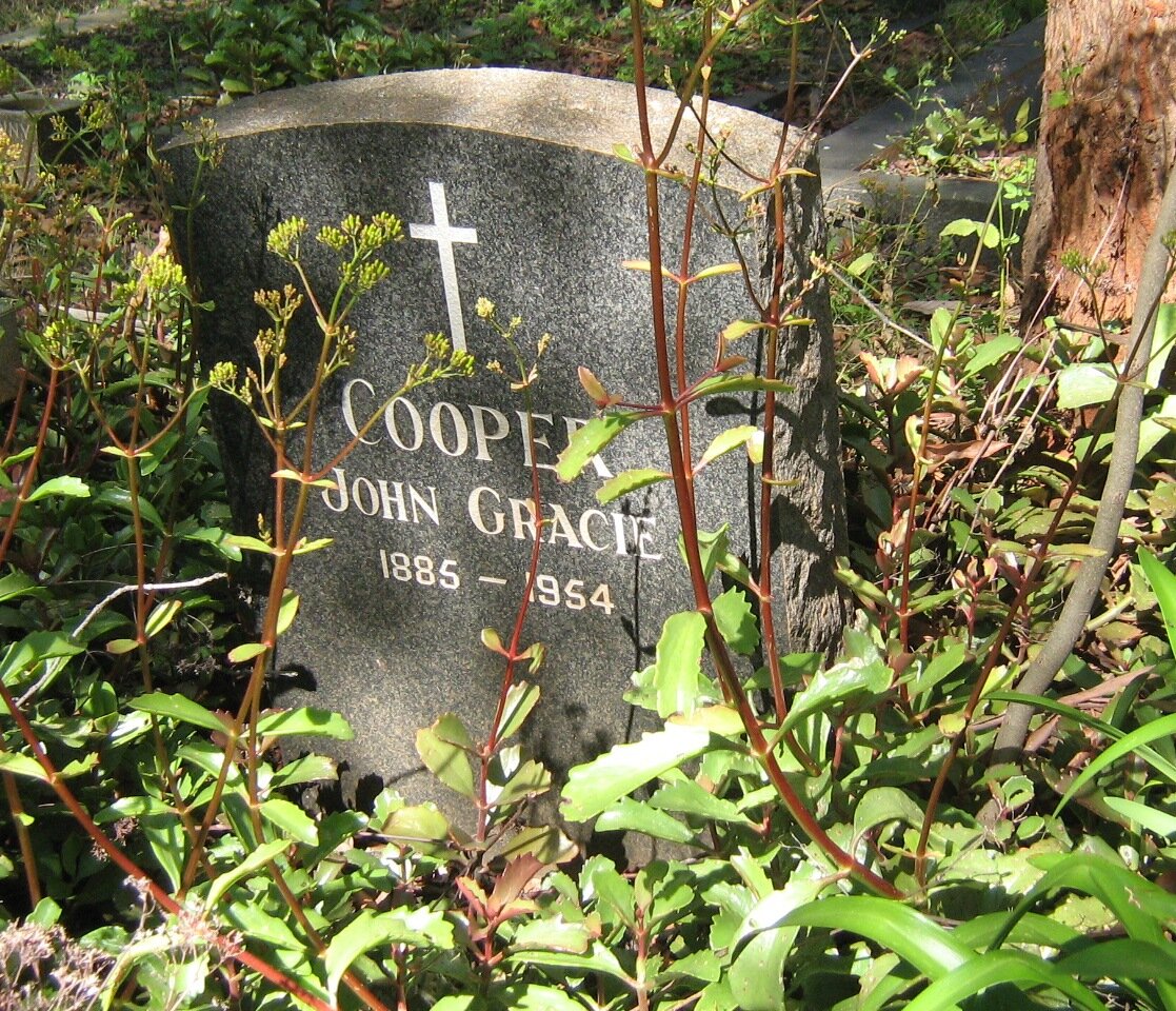COOPER John Gracie 1885-1954