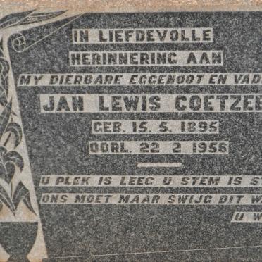 COETZEE Jan Lewis 1895-1956