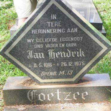 COETZEE Jan Hendrik 1916-1975