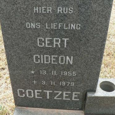 COETZEE Gert Gideon 1955-1979
