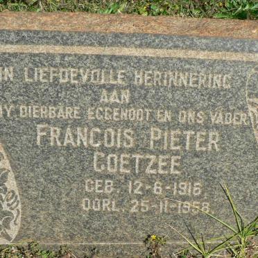 COETZEE Francois Pieter 1916-1958
