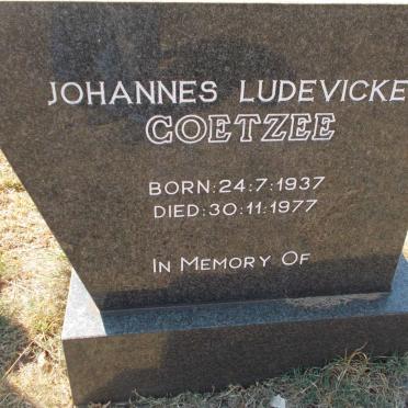 COETZEE Johannes Ludevickes 1937-1977