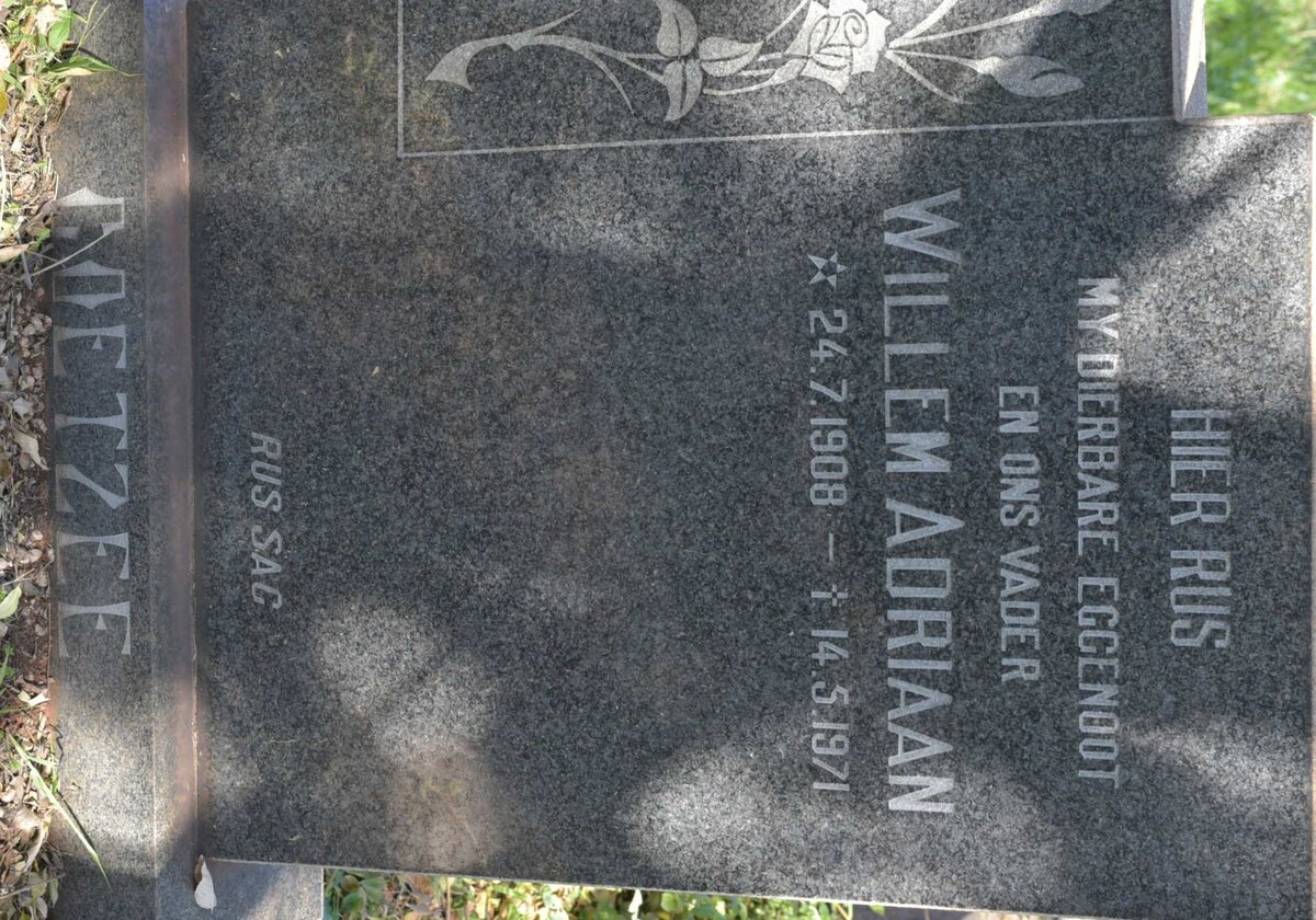 COETZEE Willem Adriaan 1908-1971