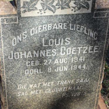 COETZEE Louis Johannes 1941-1944