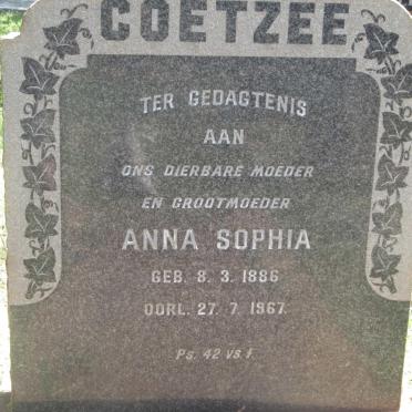 COETZEE Anna Sophia 1886-1967