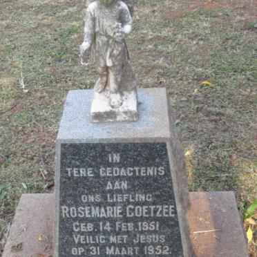 COETZEE Rosemarie 1951-1952