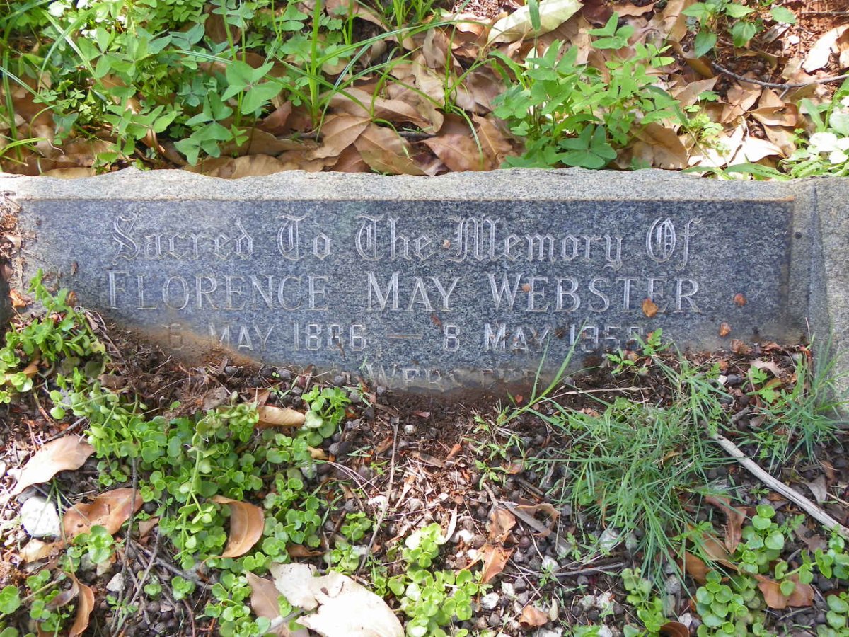 WEBSTER Florence May 1886-1958