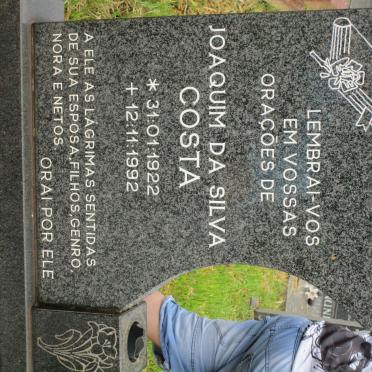 COSTA Joaquim Da Silva 1922-1992