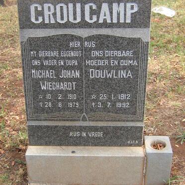 CROUCAMP Michael Johan Wiechardt 1910-1979 &amp; Douwlina 1912-1992