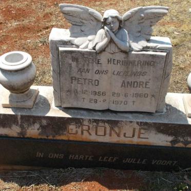 CRONJE Petro 1956-1970 :: CRONJE André 1960-1970